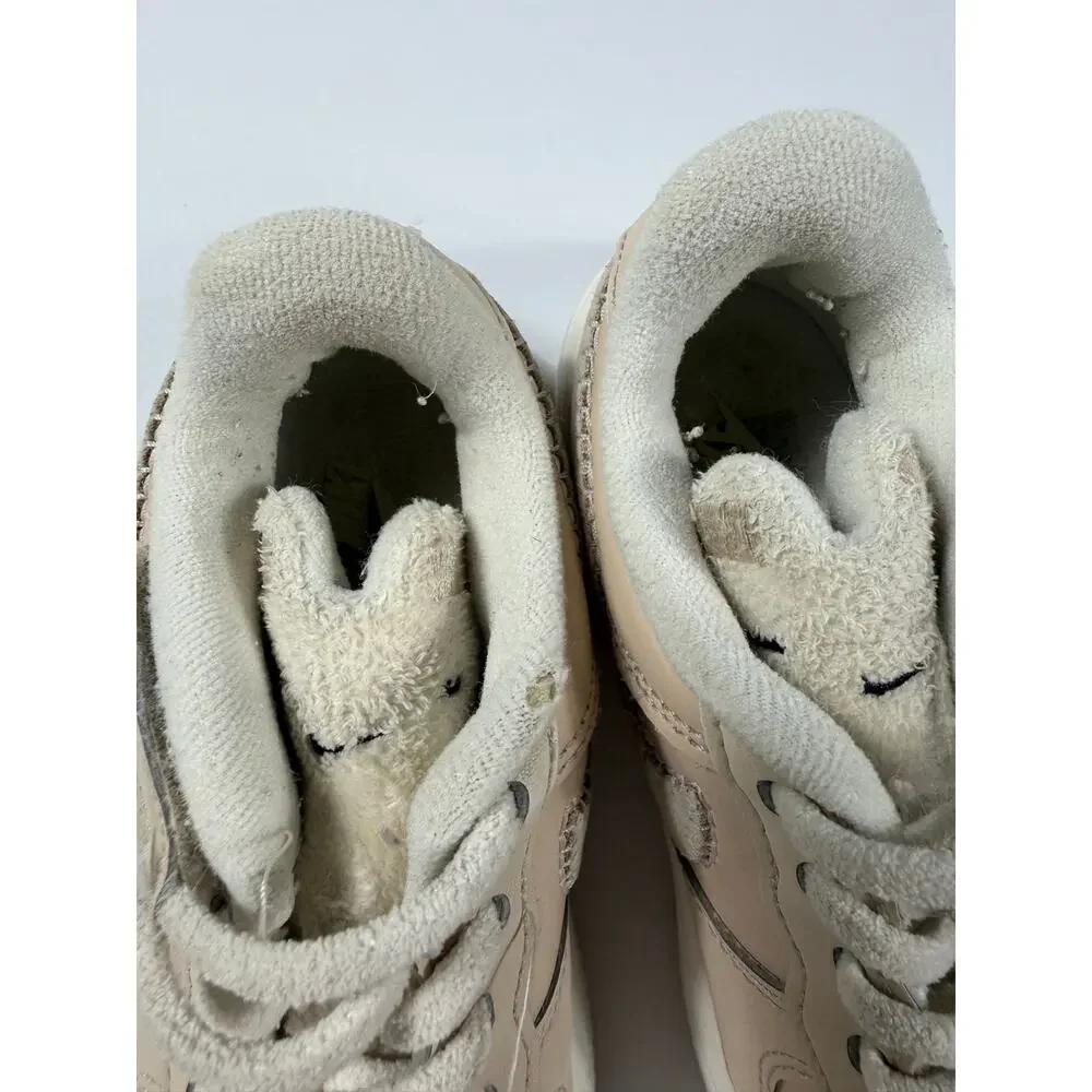 Nike Force 1 Low EasyOn Kids Sneakers Beige Sail Velcro Size 12 kids